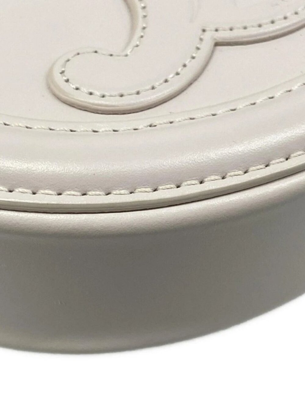 CELINE Crossbody Oval Purse Cuir Triomphe Light Pink Smooth Calfskin - Picture 6 of 15